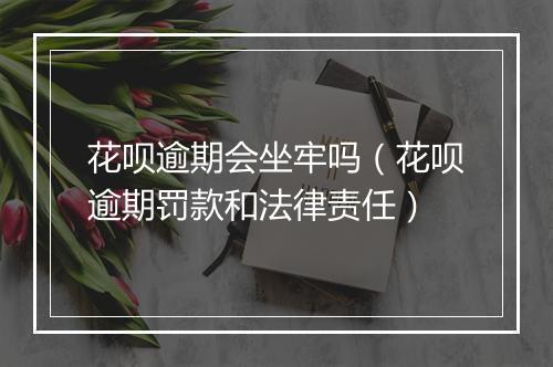 花呗逾期会坐牢吗（花呗逾期罚款和法律责任）