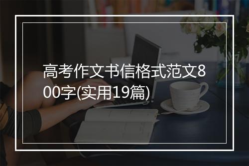 高考作文书信格式范文800字(实用19篇)