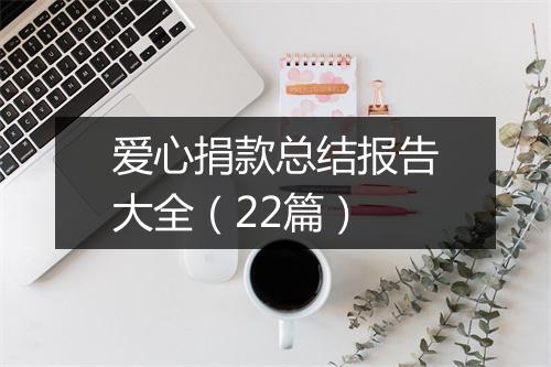 爱心捐款总结报告大全（22篇）