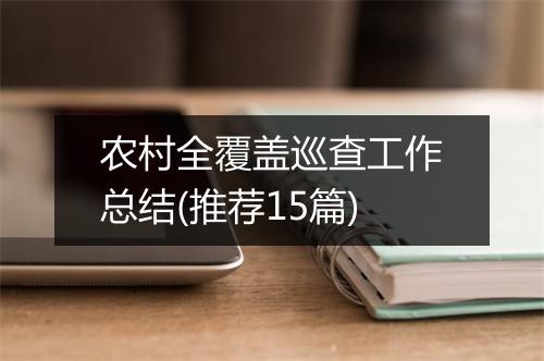 农村全覆盖巡查工作总结(推荐15篇)