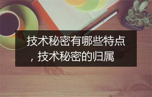 技术秘密有哪些特点，技术秘密的归属