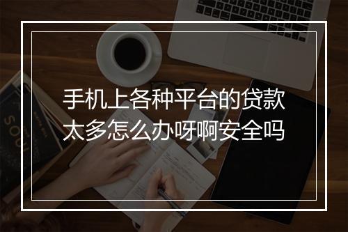 手机上各种平台的贷款太多怎么办呀啊安全吗