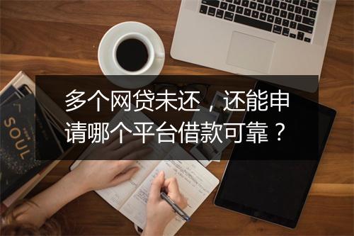 多个网贷未还，还能申请哪个平台借款可靠？