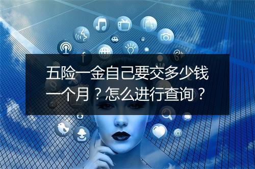 五险一金自己要交多少钱一个月？怎么进行查询？