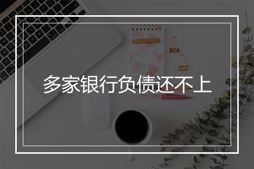 多家银行负债还不上