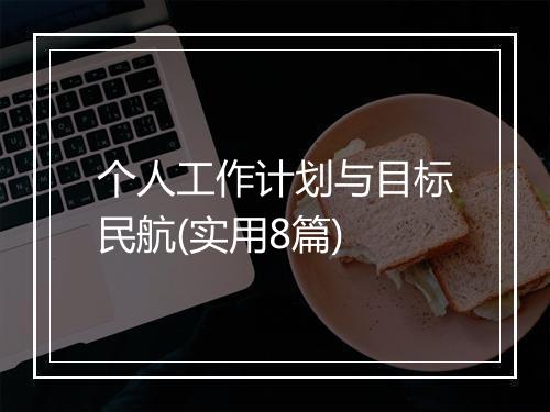 个人工作计划与目标民航(实用8篇)