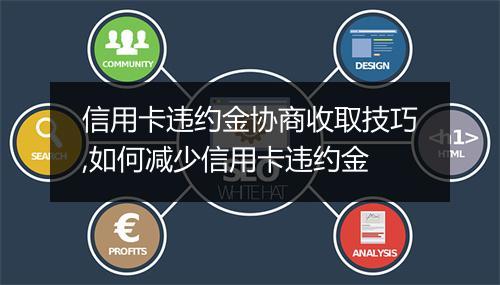 信用卡违约金协商收取技巧,如何减少信用卡违约金
