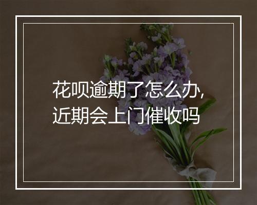 花呗逾期了怎么办,近期会上门催收吗