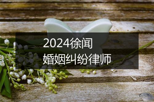 2024徐闻婚姻纠纷律师