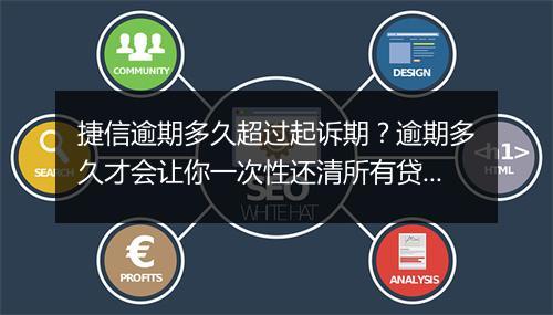 捷信逾期多久超过起诉期？逾期多久才会让你一次性还清所有贷款