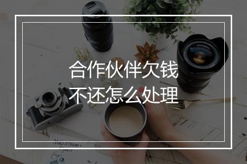 合作伙伴欠钱不还怎么处理