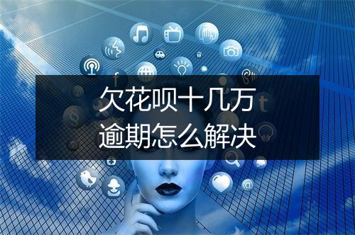 欠花呗十几万逾期怎么解决