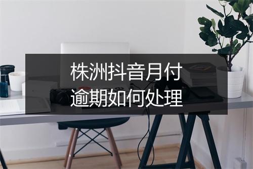 株洲抖音月付逾期如何处理