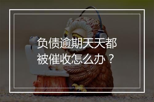 负债逾期天天都被催收怎么办？