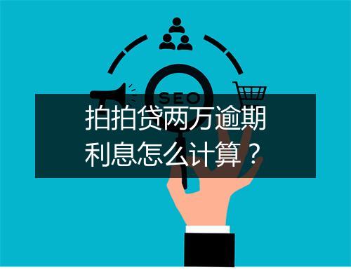 拍拍贷两万逾期利息怎么计算？