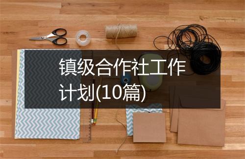 镇级合作社工作计划(10篇)