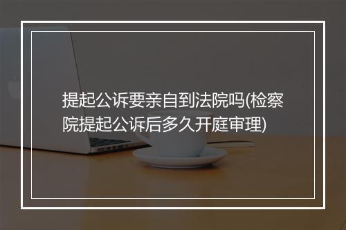 提起公诉要亲自到法院吗(检察院提起公诉后多久开庭审理)