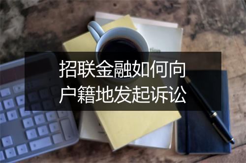 招联金融如何向户籍地发起诉讼