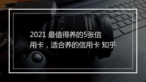 2021 最值得养的5张信用卡，适合养的信用卡 知乎