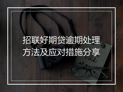 招联好期贷逾期处理方法及应对措施分享