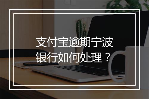 支付宝逾期宁波银行如何处理？