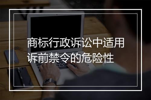 商标行政诉讼中适用诉前禁令的危险性