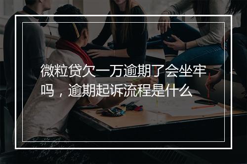 微粒贷欠一万逾期了会坐牢吗，逾期起诉流程是什么
