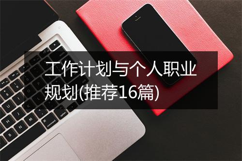 工作计划与个人职业规划(推荐16篇)