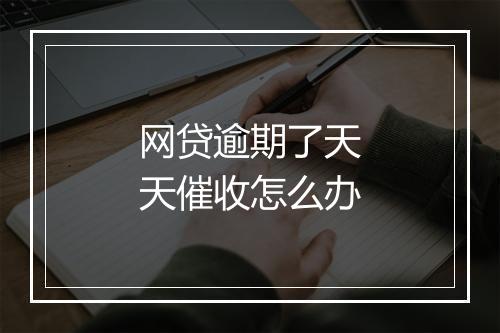 网贷逾期了天天催收怎么办