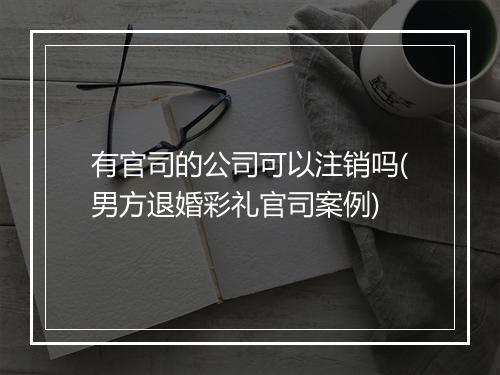 有官司的公司可以注销吗(男方退婚彩礼官司案例)