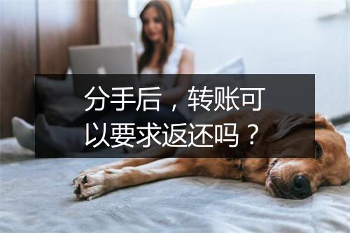 分手后，转账可以要求返还吗？