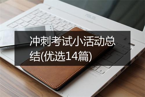 冲刺考试小活动总结(优选14篇)