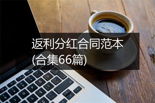 返利分红合同范本(合集66篇)
