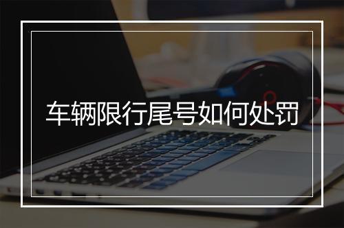 车辆限行尾号如何处罚