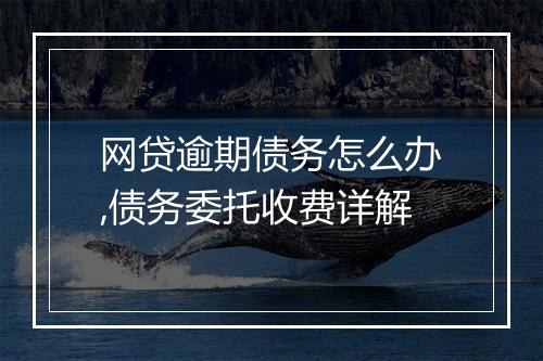 网贷逾期债务怎么办,债务委托收费详解