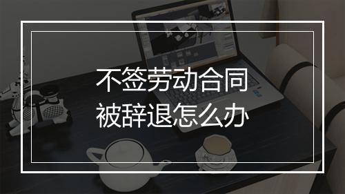 不签劳动合同被辞退怎么办