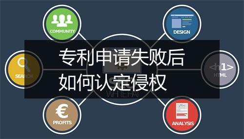 专利申请失败后如何认定侵权