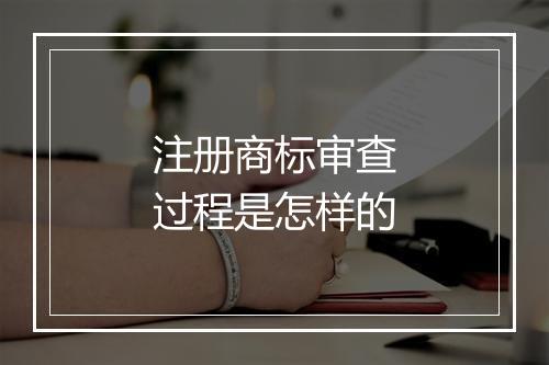注册商标审查过程是怎样的
