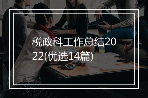 税政科工作总结2022(优选14篇)