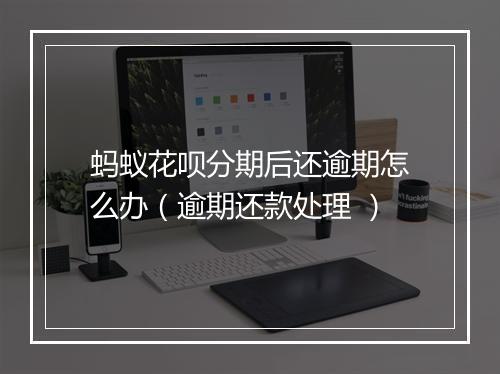 蚂蚁花呗分期后还逾期怎么办（逾期还款处理 ）