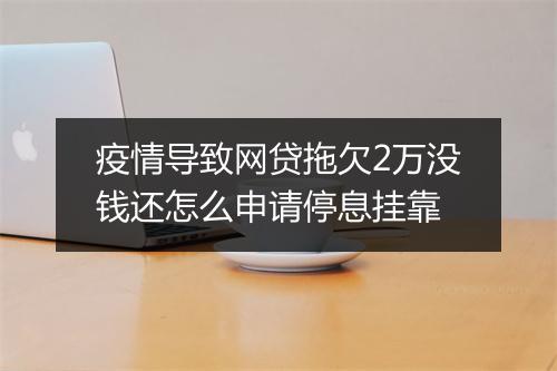 疫情导致网贷拖欠2万没钱还怎么申请停息挂靠