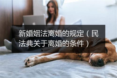 新婚姻法离婚的规定（民法典关于离婚的条件）