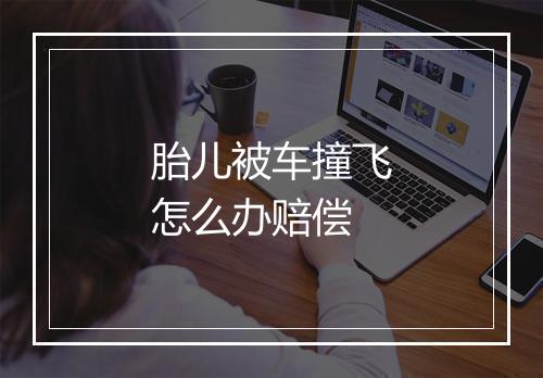 胎儿被车撞飞怎么办赔偿