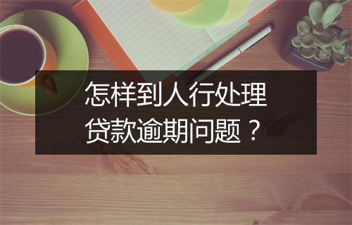 怎样到人行处理贷款逾期问题？