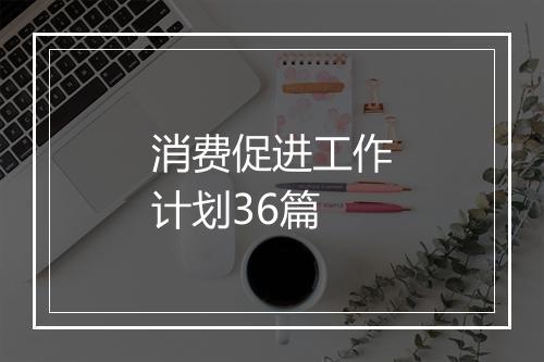 消费促进工作计划36篇