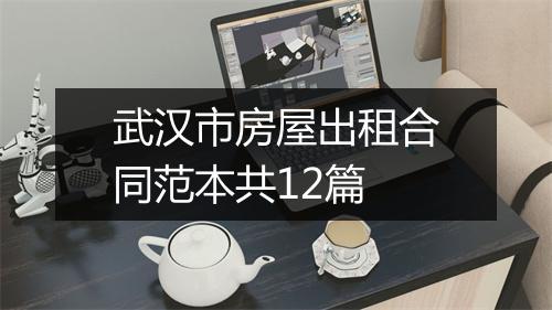 武汉市房屋出租合同范本共12篇