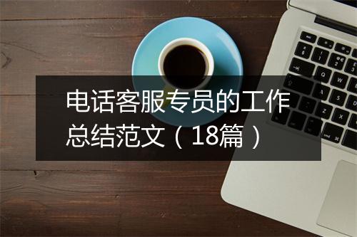 电话客服专员的工作总结范文（18篇）