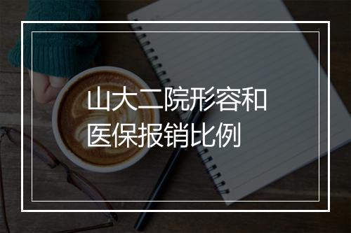 山大二院形容和医保报销比例