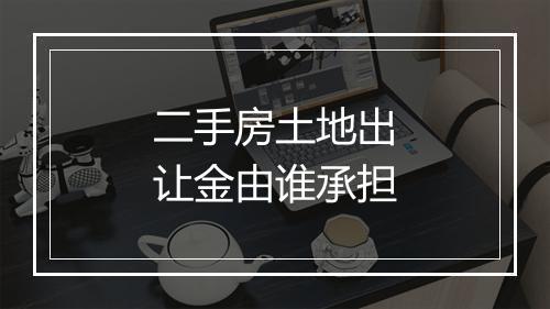 二手房土地出让金由谁承担