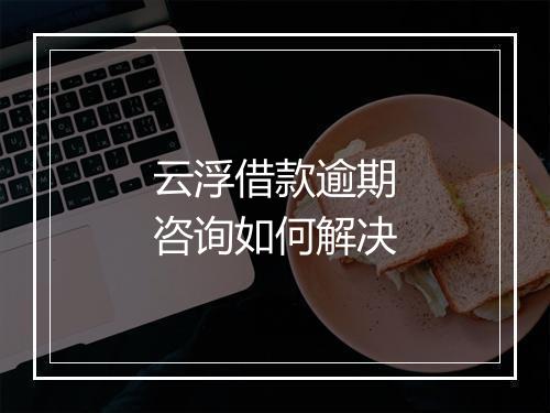 云浮借款逾期咨询如何解决